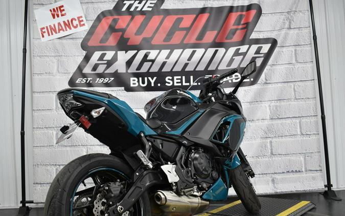 2021 Kawasaki Ninja 650 ABS Metallic Spark Black/Pearl Nightsha