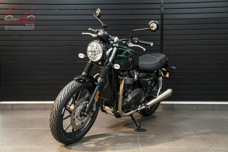 2024 Triumph Speed Twin 900 Competition Green/Phantom Black