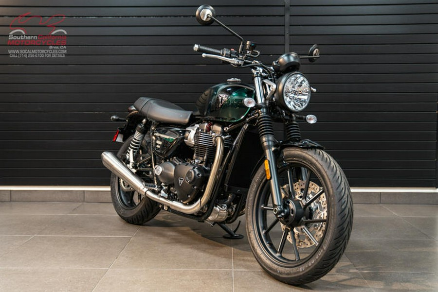 2024 Triumph Speed Twin 900 Competition Green/Phantom Black