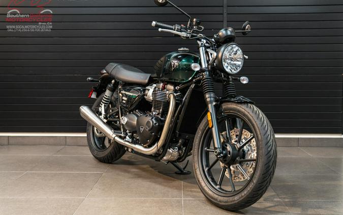 2024 Triumph Speed Twin 900 Competition Green/Phantom Black