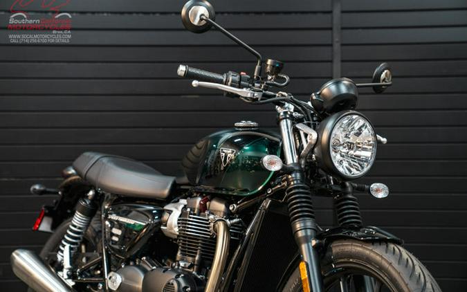 2024 Triumph Speed Twin 900 Competition Green/Phantom Black