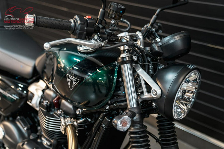 2024 Triumph Speed Twin 900 Competition Green/Phantom Black