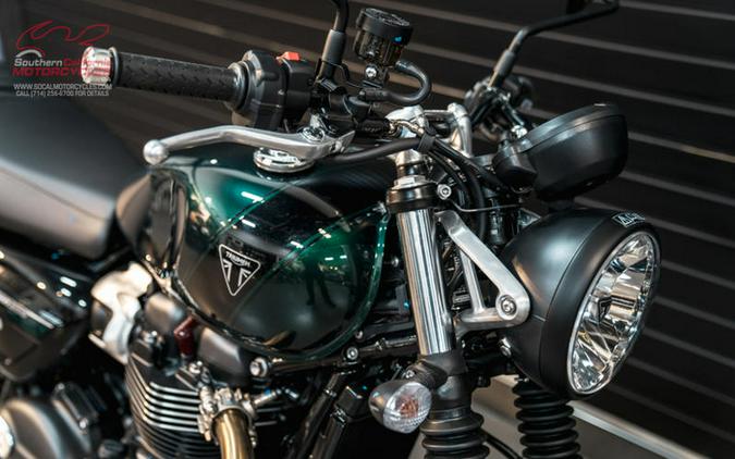 2024 Triumph Speed Twin 900 Competition Green/Phantom Black