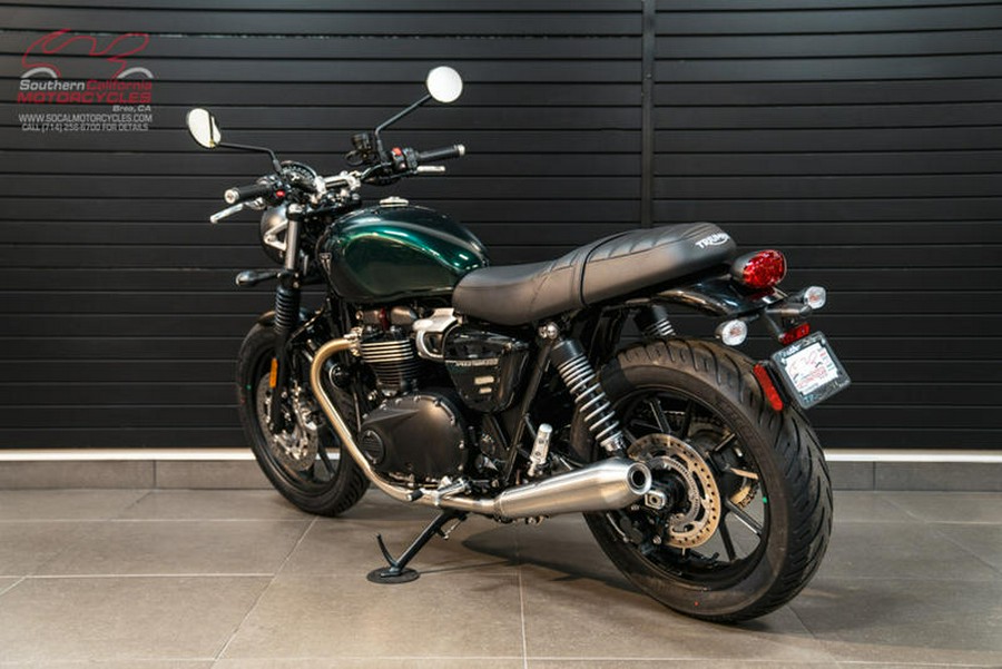 2024 Triumph Speed Twin 900 Competition Green/Phantom Black