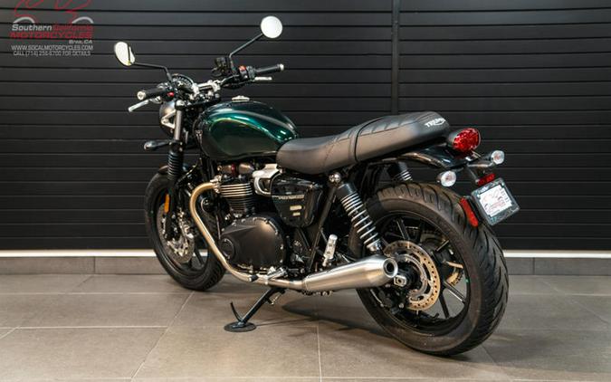 2024 Triumph Speed Twin 900 Competition Green/Phantom Black