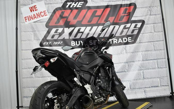 2020 Kawasaki Z650 ABS Metallic Black/Metallic Flat Spark Black