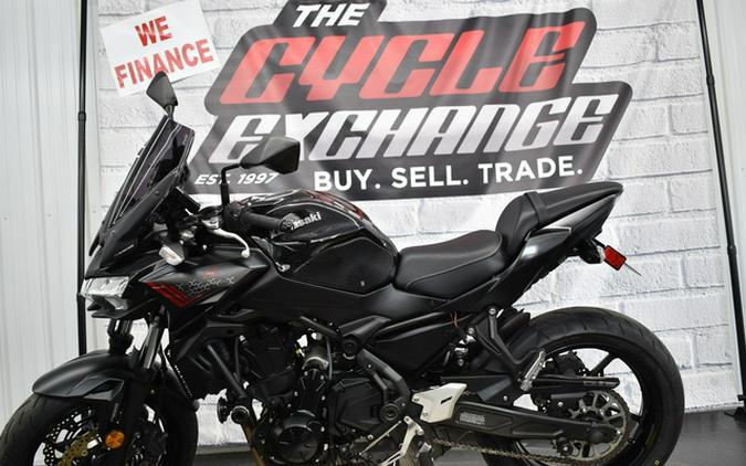 2020 Kawasaki Z650 ABS Metallic Black/Metallic Flat Spark Black