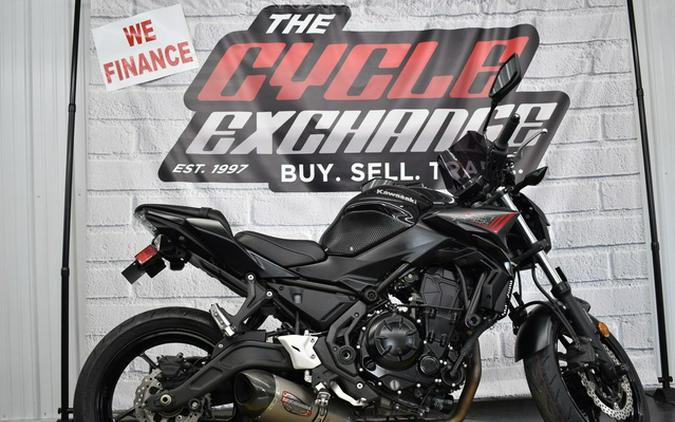 2020 Kawasaki Z650 ABS Metallic Black/Metallic Flat Spark Black
