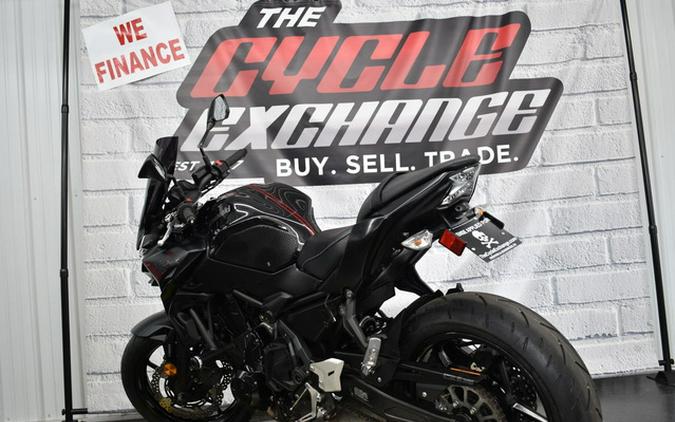 2020 Kawasaki Z650 ABS Metallic Black/Metallic Flat Spark Black