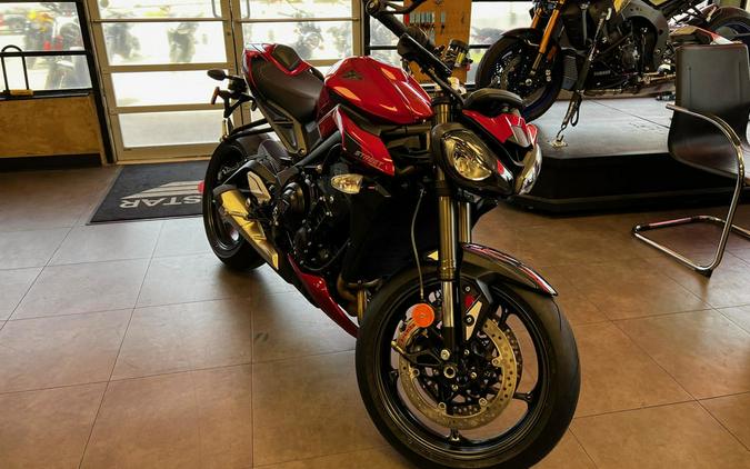 2024 Triumph Street Triple 765 RS Carnival Red