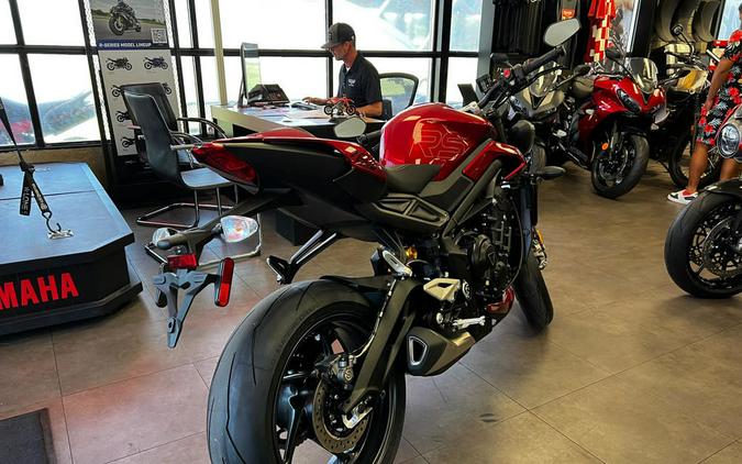 2024 Triumph Street Triple 765 RS Carnival Red