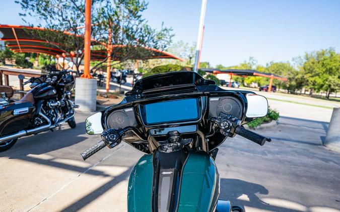 2024 Street Glide in Alpine Green with Black Finish FLHX