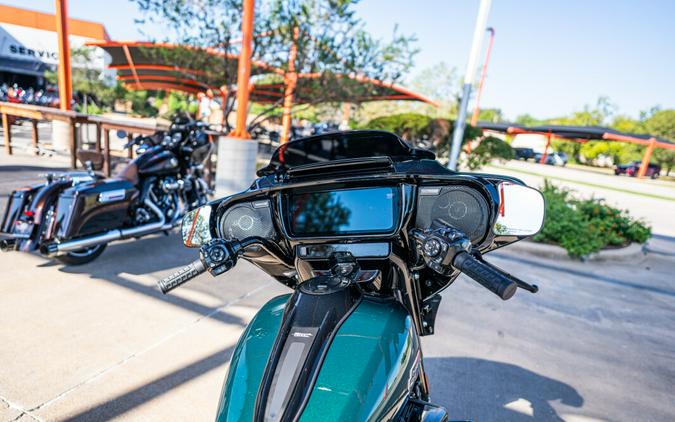 2024 Street Glide in Alpine Green with Black Finish FLHX