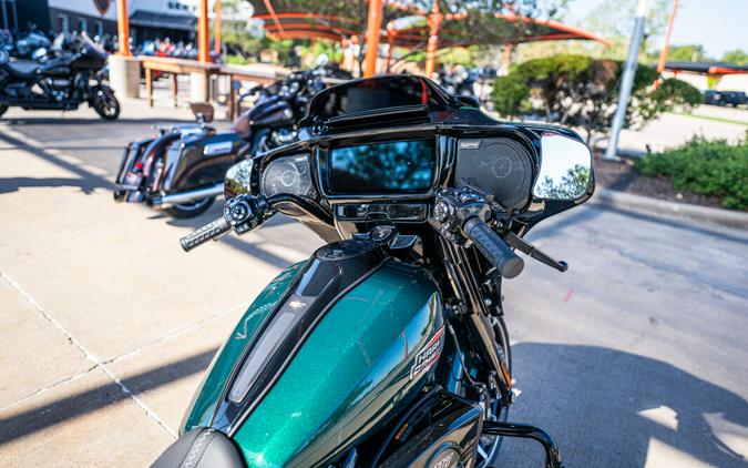 2024 Street Glide in Alpine Green with Black Finish FLHX