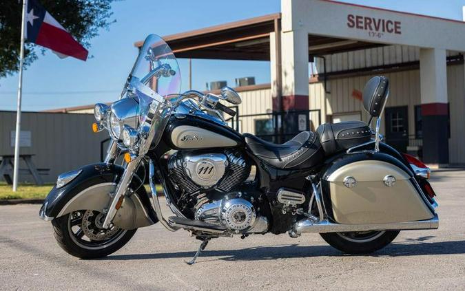 2022 Indian Motorcycle® Springfield® Black Metallic/Dirt Track Tan