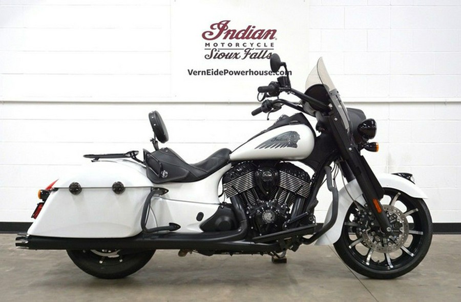 2019 Indian Springfield Dark Horse White Smoke