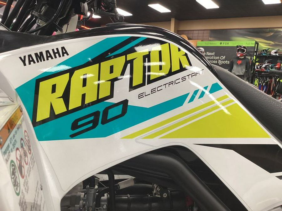 New 2023 YAMAHA RAPTOR 90 WHITE