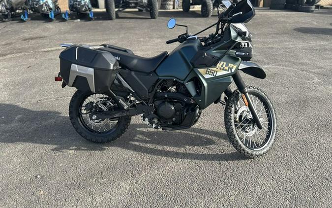 2026 Kawasaki KLR650 Adventure ABS Cypher Camo Beige