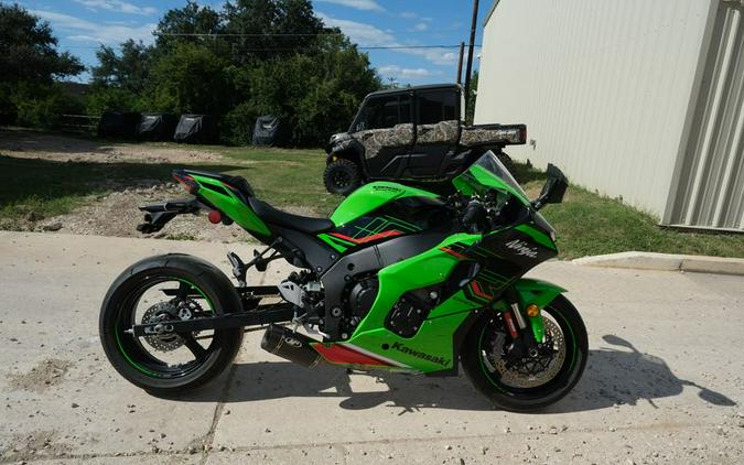 Used 2024 KAWASAKI NINJA ZX10R ABS KRT EDITION LIME GREEN AND EBONY