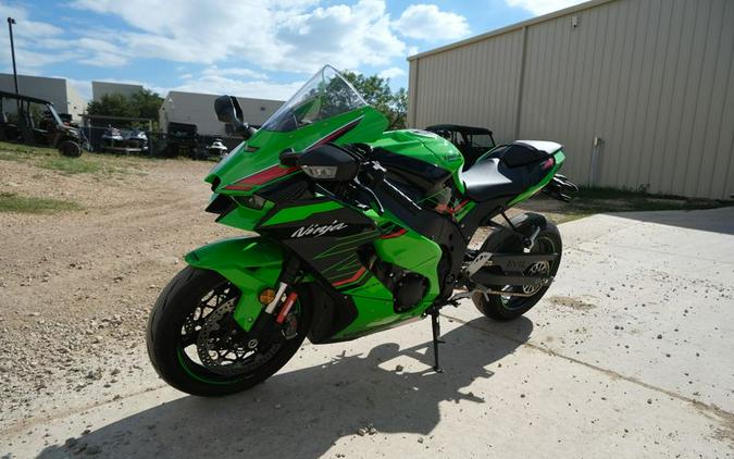 Used 2024 KAWASAKI NINJA ZX10R ABS KRT EDITION LIME GREEN AND EBONY