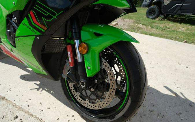 Used 2024 KAWASAKI NINJA ZX10R ABS KRT EDITION LIME GREEN AND EBONY