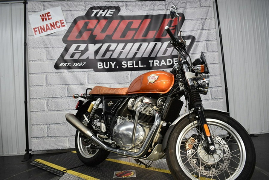 2021 Royal Enfield Twins Int650 Orange Crush *