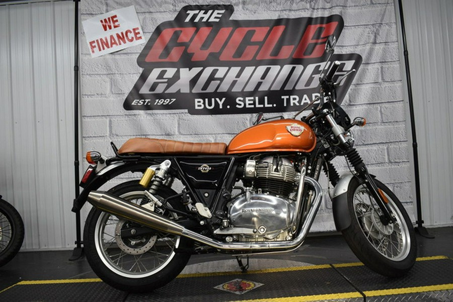 2021 Royal Enfield Twins Int650 Orange Crush *