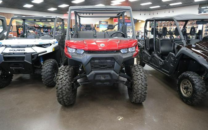 New 2024 CAN-AM DEFENDER MAX DPS HD10 FIERY RED