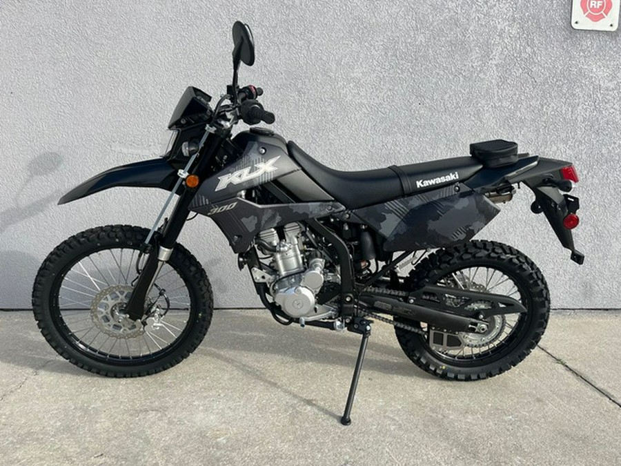 2024 Kawasaki KLX300 Cypher Camo Gray