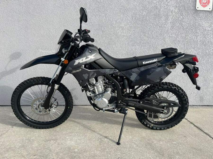 2024 Kawasaki KLX®300 Cypher Camo Gray