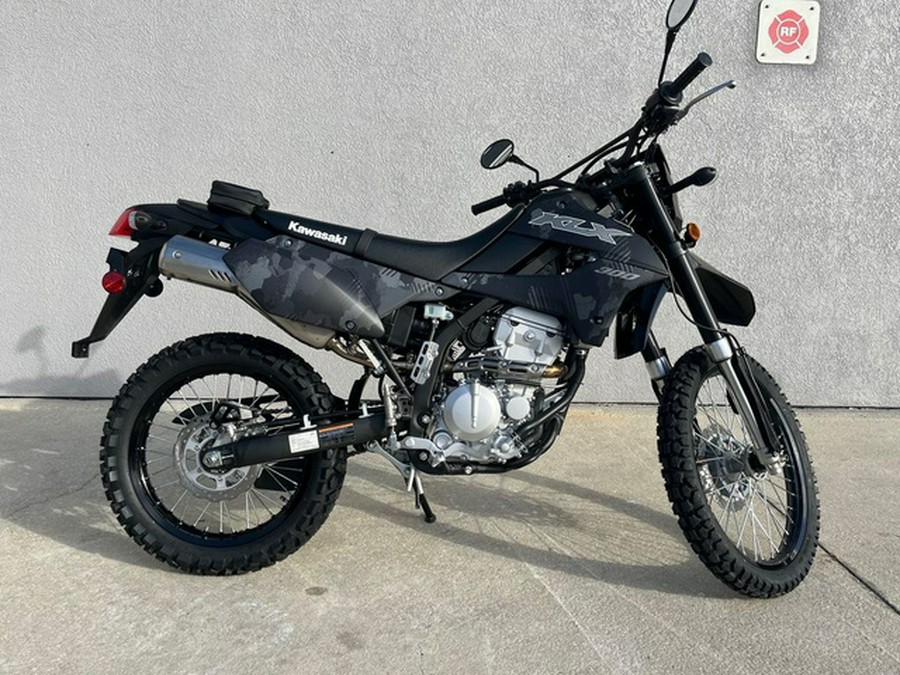 2024 Kawasaki KLX300 Cypher Camo Gray