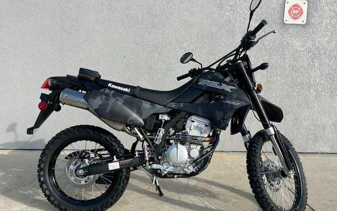 2024 Kawasaki KLX300 Cypher Camo Gray