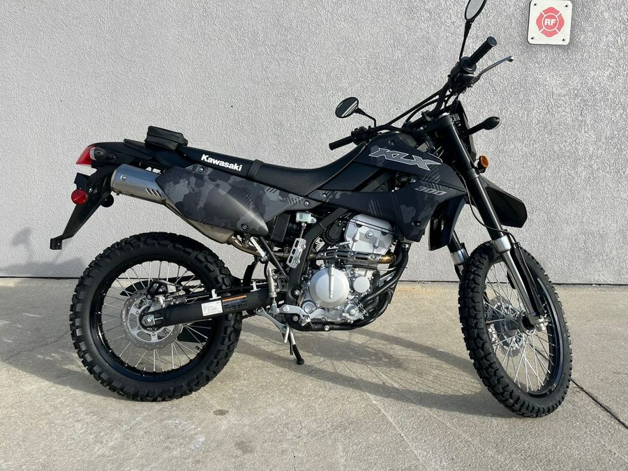 2024 Kawasaki KLX®300 Cypher Camo Gray