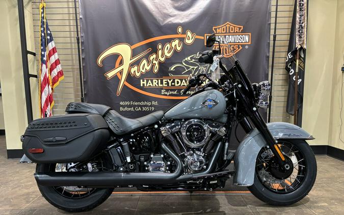 2026 Harley-Davidson® Heritage Classic Dark Billiard Gray Black Laced Wheels