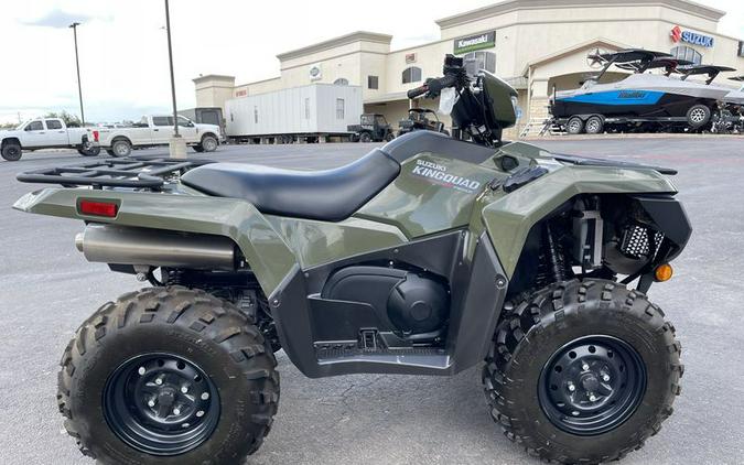 New 2024 SUZUKI KINGQUAD 750 AXI RED AND GREEN