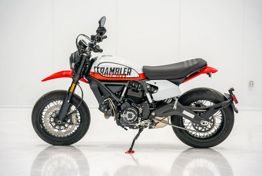 2023 Ducati Scrambler Urban Motard Star White Silk and Ducati Urban Motard