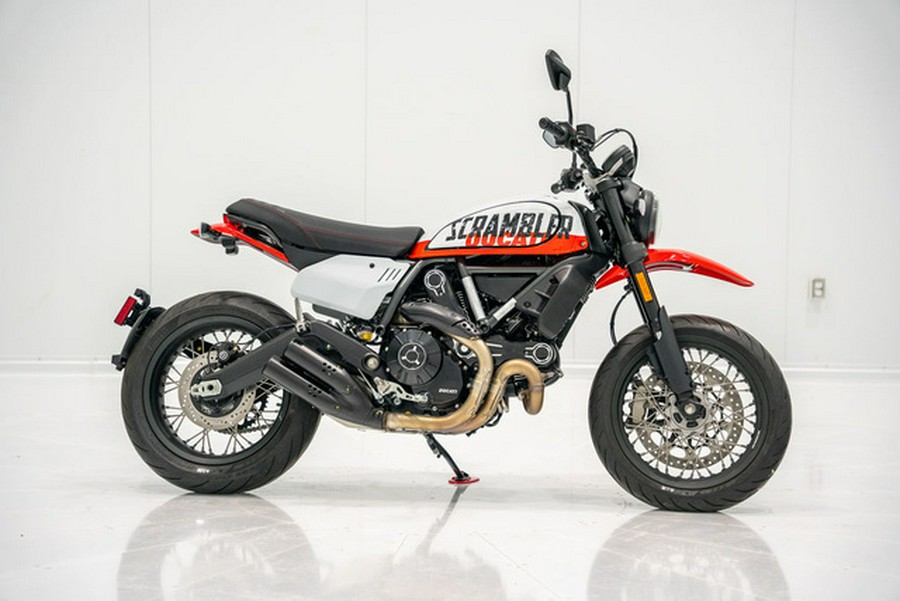 2023 Ducati Scrambler Urban Motard Star White Silk and Ducati Urban Motard