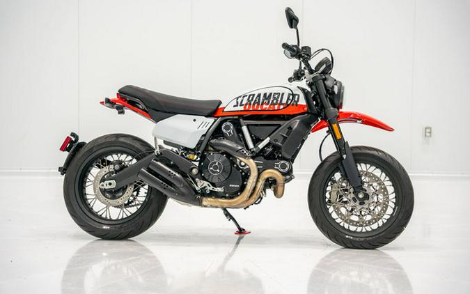 2023 Ducati Scrambler Urban Motard Star White Silk and Ducati Urban Motard