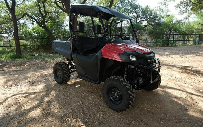 New 2025 HONDA PIONEER 700 HERO RED