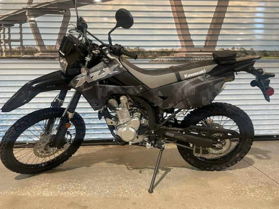 2024 Kawasaki KLX300 Cypher Camo Gray