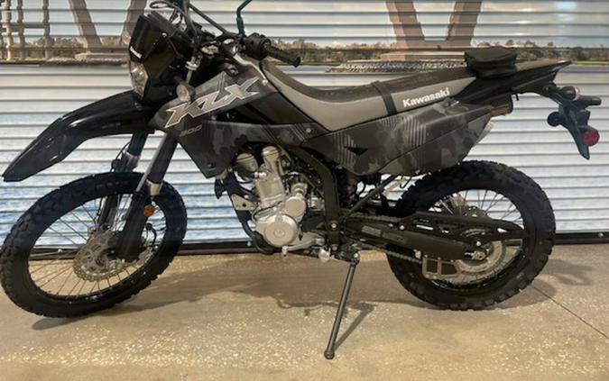 2024 Kawasaki KLX300 Cypher Camo Gray