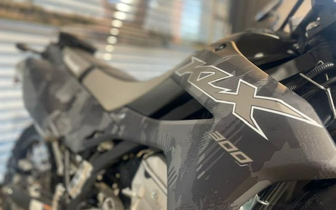 2024 Kawasaki KLX300 Cypher Camo Gray