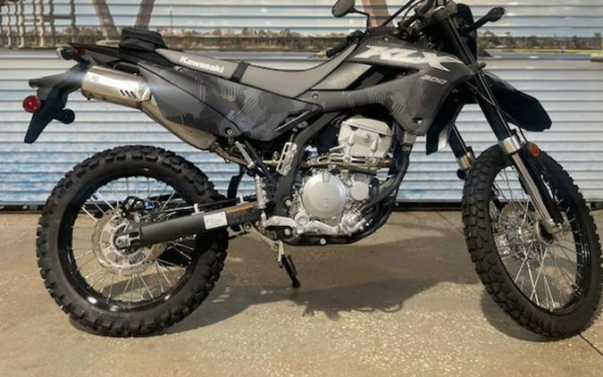 2024 Kawasaki KLX300 Cypher Camo Gray