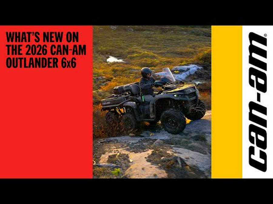 2026 Can-Am Outlander MAX 6x6 Backcountry 1000R