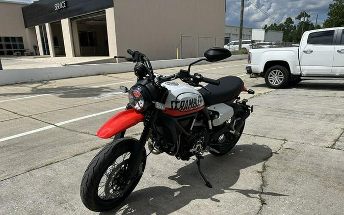 2023 Ducati Scrambler Urban Motard Star White Silk and Ducati Icon Dark Matt Black