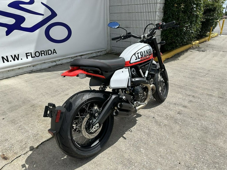 2023 Ducati Scrambler Urban Motard Star White Silk and Ducati Icon Dark Matt Black