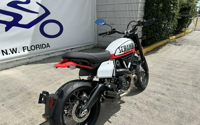 2023 Ducati Scrambler Urban Motard Star White Silk and Ducati Icon Dark Matt Black