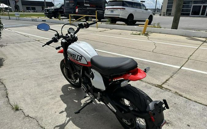 2023 Ducati Scrambler Urban Motard Star White Silk and Ducati Icon Dark Matt Black