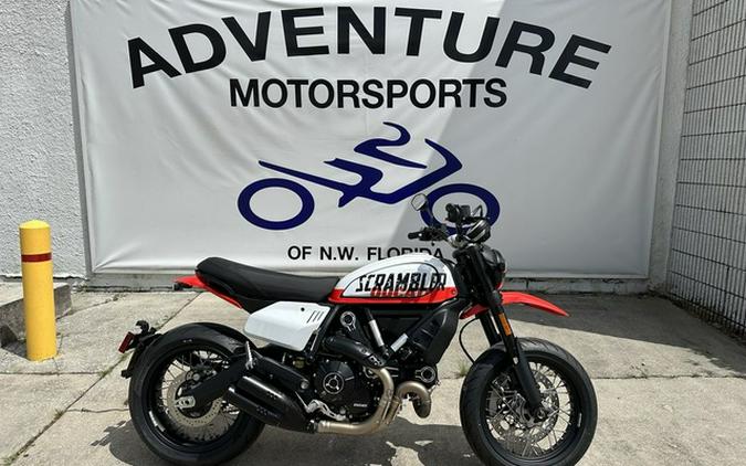 2023 Ducati Scrambler Urban Motard Star White Silk and Ducati Icon Dark Matt Black