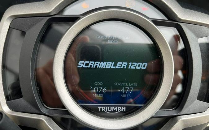 2022 Triumph Scrambler 1200 XE Matt Khaki Green Matt Jet Black
